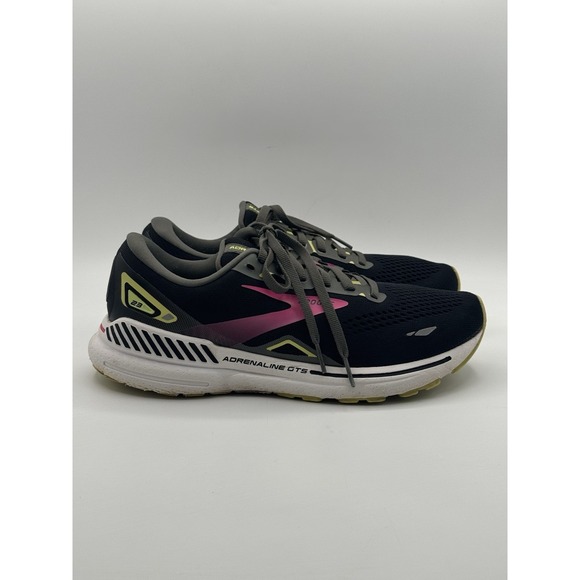 Brooks Shoes - Brooks Womens Adrenaline GTS 23 1203811B037 Black Running Shoes Sneakers Size 10